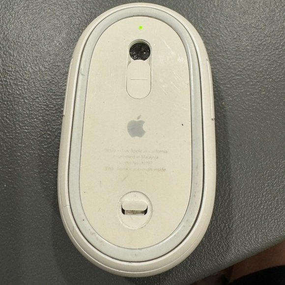 Genuine Apple A1197 Bluetooth laser Mighty mouse in a dinosaur egg pattern - Picture 3 of 7